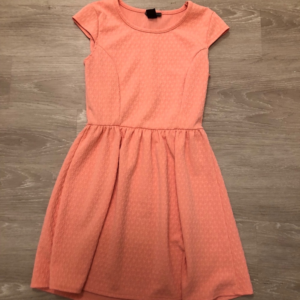 Peach spandex dress